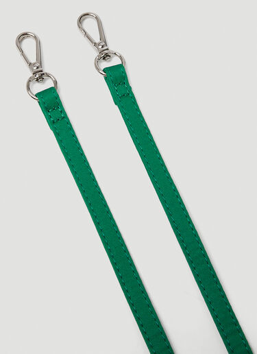 GANNI Ruched Pouch Hand Bag Green gan0249060