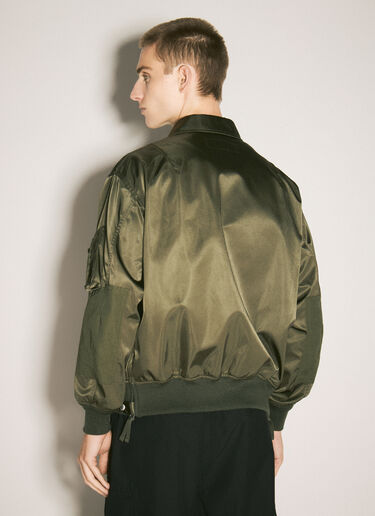 Comme des Garçons Homme Nylon Twill Bomber Jacket Green cdh0158003