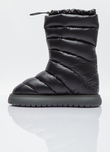 Gaia Pocket Mid Snow Boots Moncler Gaia Pocket Mid Snow Boots Black mon0254052