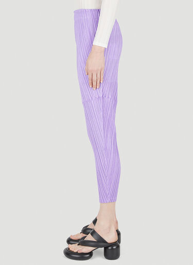 Pleats Please Issey Miyake Thicker Bottom Tapered Pants Purple plp0248022