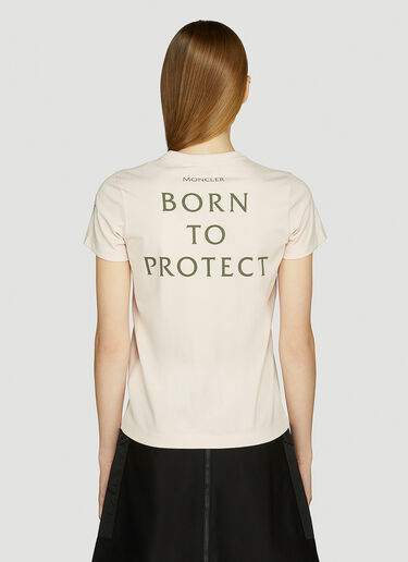 Moncler Born to Protect 티셔츠 핑크 mon0247047