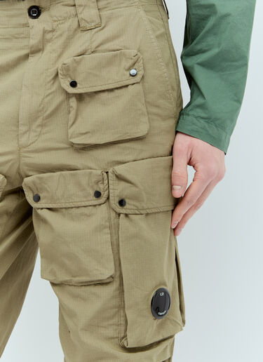 C.P. Company Ripstop Loose Cargo Pants Khaki pco0156008