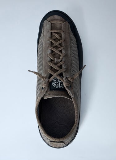 Stone Island Mesh Low-Top Sneakers Brown sto0164098