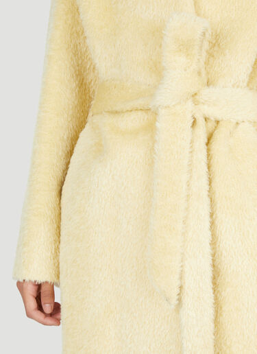 Isabel Marant Caliste Wool Coat Yellow ibm0253010