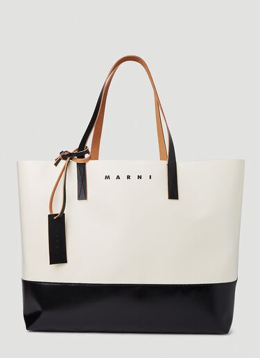 Marni 트리베카 쇼핑 토트백 화이트 mni0151030