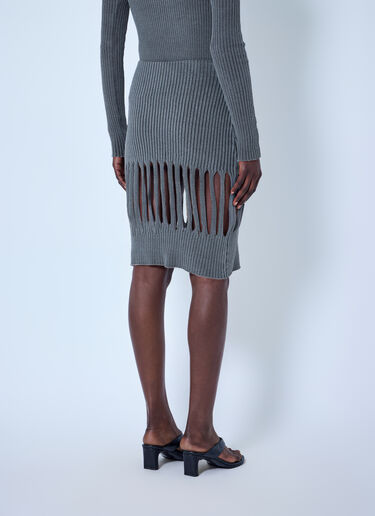 LN-CC® - LUEDER: Landsknecht Rib Skirt - Grey LUEDER Landsknecht Rib Skirt Grey ldr0266005