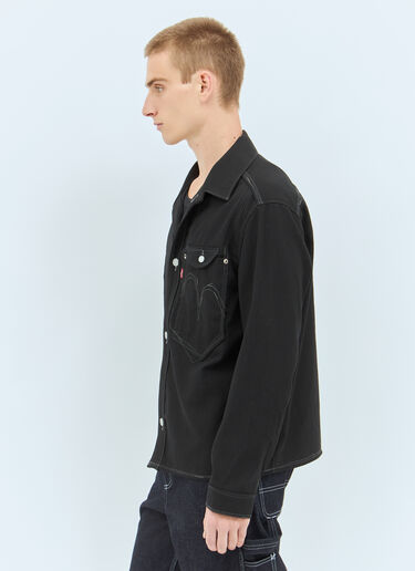 Junya Watanabe Topstitched Wool-Blend Jacket Black jwn0158003