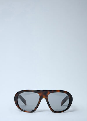 Prada Aviator Sunglasses in Acetate Frame Brown lpr0362004