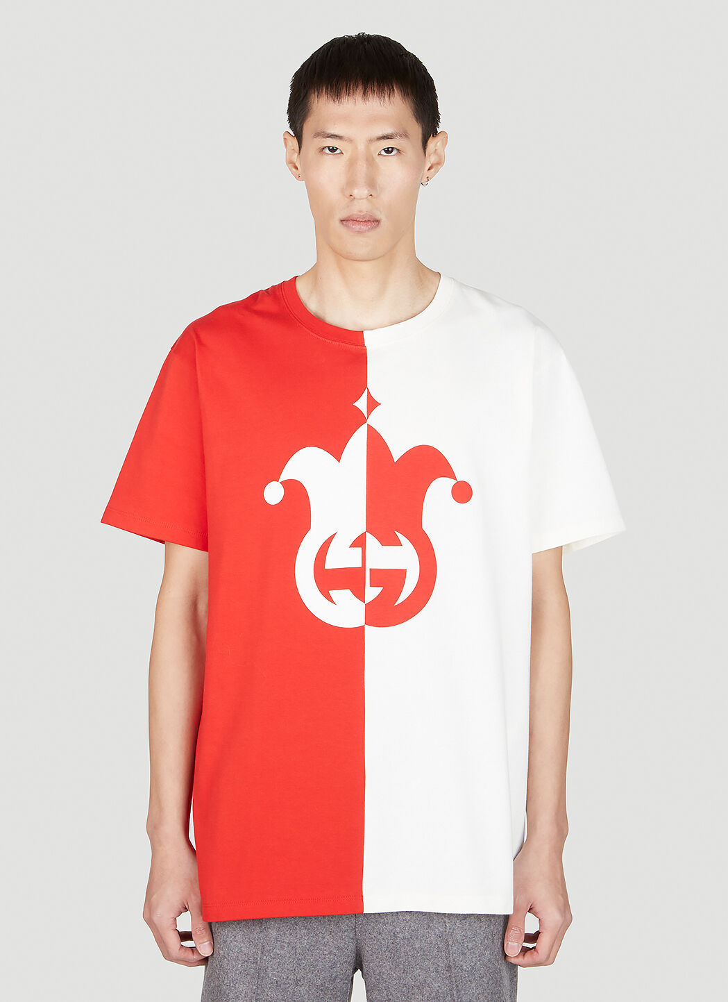 Gucci Bicolor T Shirt in Red LN CC