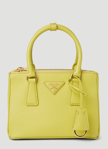 Prada Galleria Saffiano Handbag Yellow pra0252023