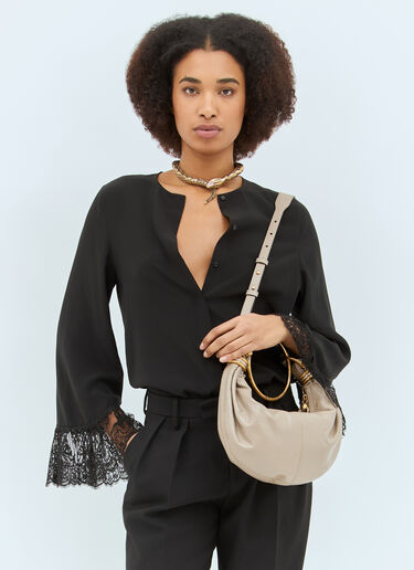 Chloé Small Bracelet Hobo Bag Grey chl0258040