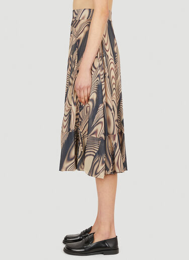 P.A.M. Graphic Print Skirt Beige pam0249007