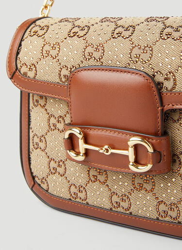 Gucci Horsebit 1955 GG Mini Shoulder Bag Brown guc0250159