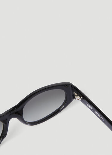 Unwound Sunglasses Our Legacy Unwound Sunglasses Black our0352020