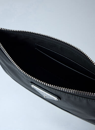 LN-CC® - Prada: Compact Crossbody Bag - Black Prada Compact Crossbody Bag Black pra0166022