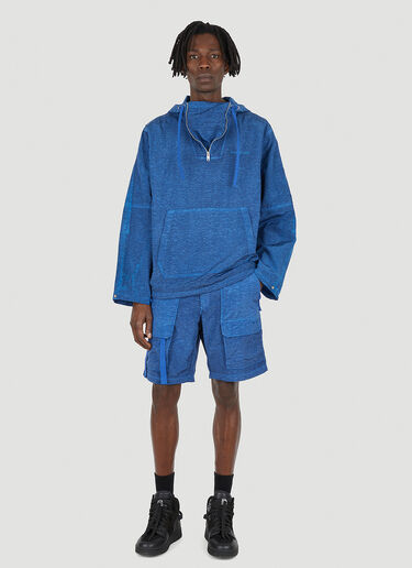 Helmut Lang Pullover Hooded Sweatshirt Blue hlm0148005
