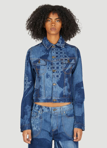 Ahluwalia Studio Eyes On You Jacket Blue ahl0250001