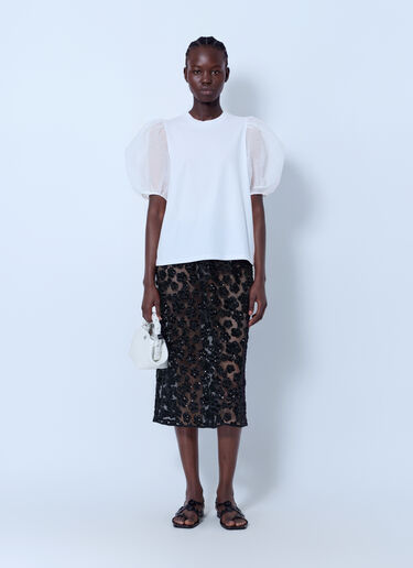 LN-CC® - Cecilie Bahnsen: Cbben T-Shirt Jersey - White Cecilie Bahnsen Cbben T-Shirt Jersey White cec0266024