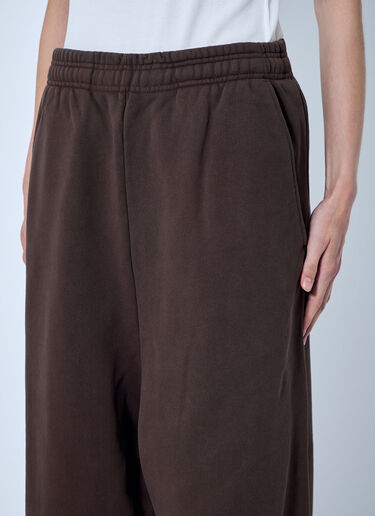 LN-CC® - Entire Studios: Elasticated Waist Relaxed Trousers - Brown Entire Studios Elasticated Waist Relaxed Trousers Brown ent0266007