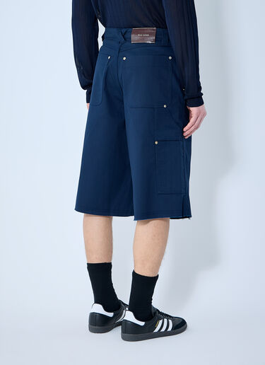 Wales Bonner Kingston Shorts Blue wbn0160012
