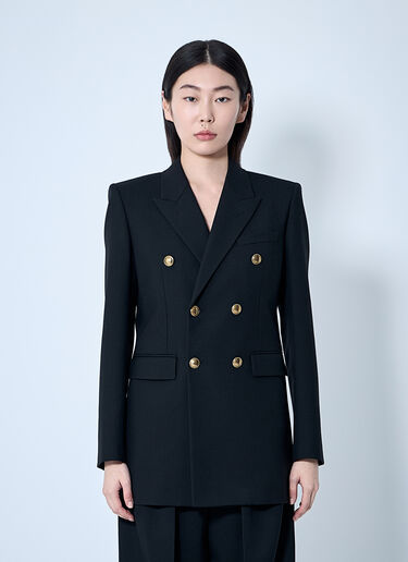 Saint Laurent 羊毛华达呢西装外套  黑色 sla0259019