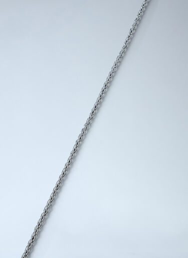Rope Chain Necklace Tom Wood Rope Chain Necklace Silver tmw0363007