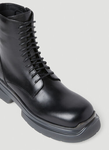 Ann Demeulemeester Koos Combat Boots Black ann0152015