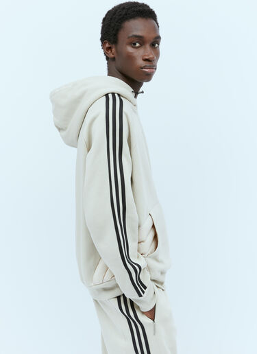 Moncler x adidas Originals Logo Applique Hooded Sweatshirt Beige mad0354004