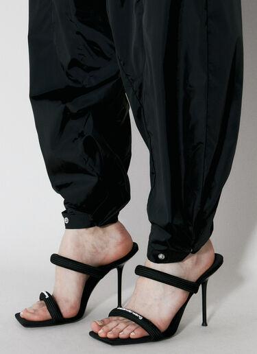 Alexander Wang 抽绳运动裤  黑色 awg0255036
