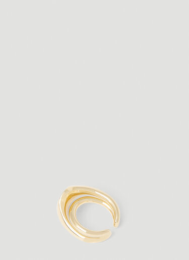 Charlotte Chesnais Chevaliere Initial Ring Gold ccn0253002