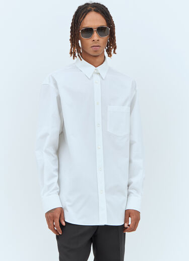 Gucci 叠领府绸衬衫  白色 guc0157006