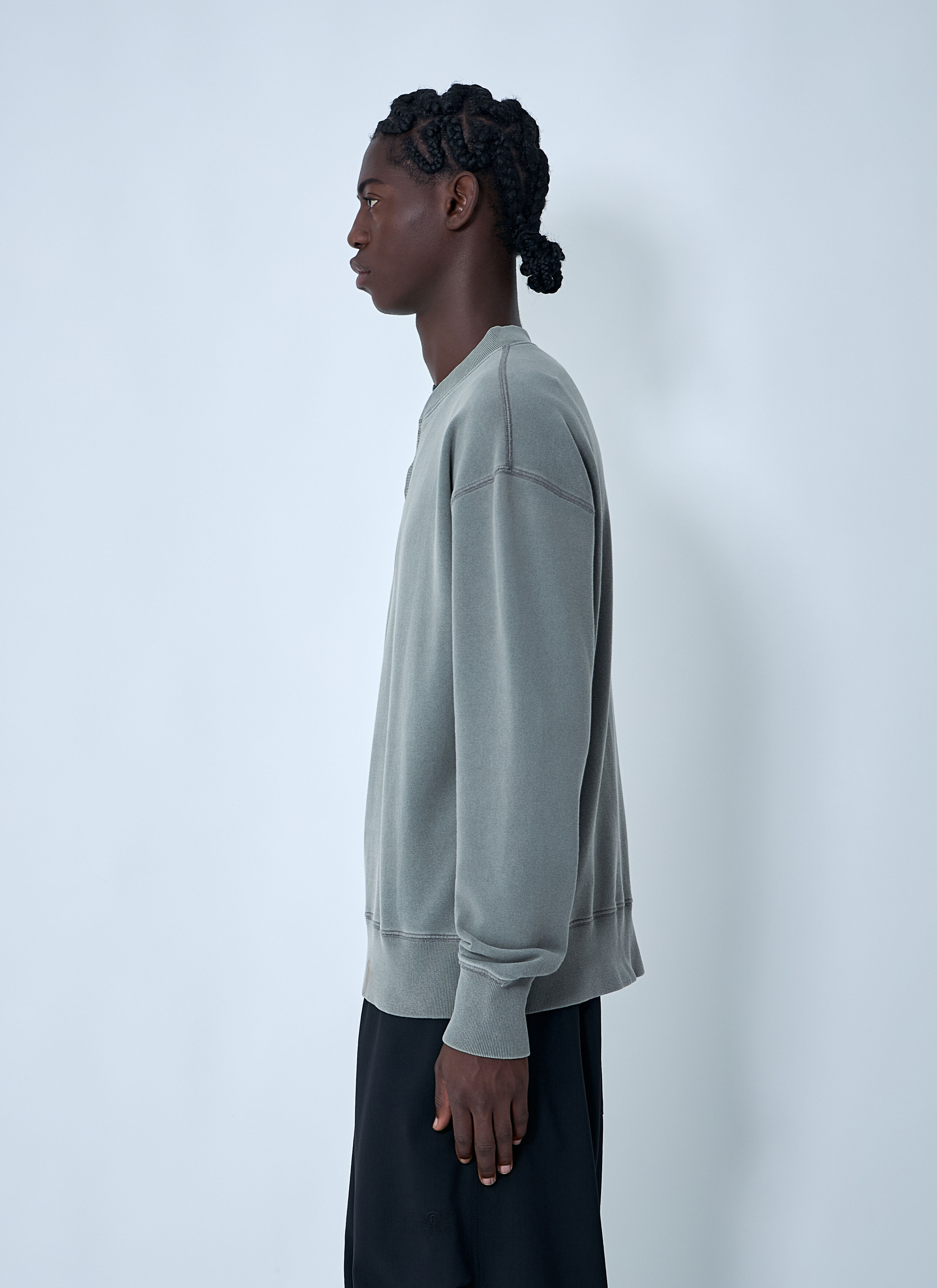 Maison Margiela Men's' Zip-Up Sweatshirt in Grey | LN-CC®