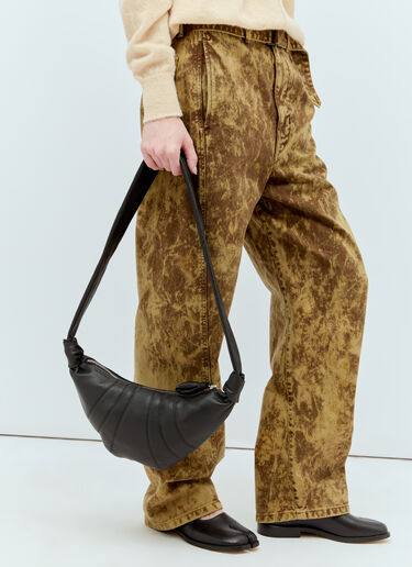 Lemaire Small Croissant Shoulder Bag Black lem0360008