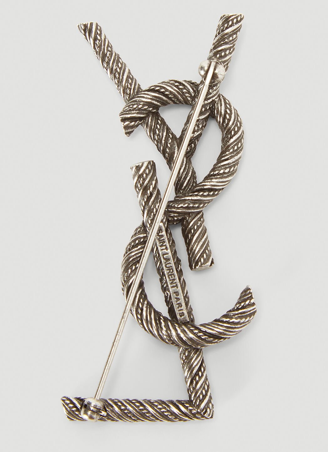 Ysl discount brooch silver