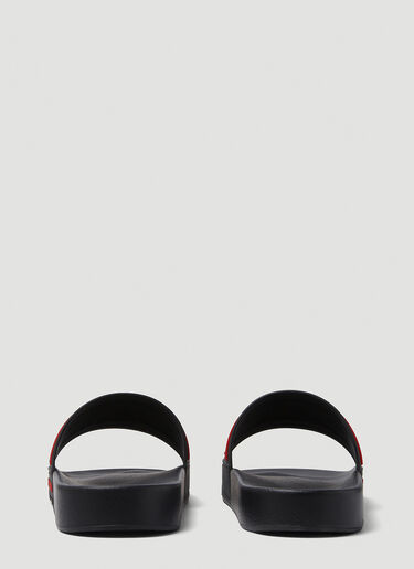 Dolce & Gabbana Logo Embossed Slides Black dol0149015