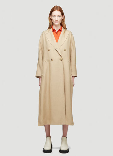 Max Mara Alpaca Coat Beige max0243052