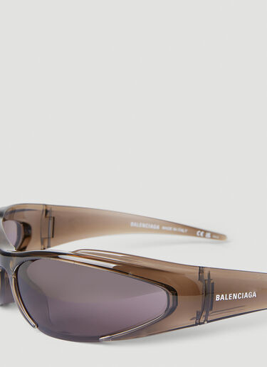 Balenciaga Reverse Xpander 太阳镜 棕色 bal0151084