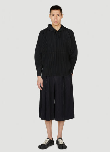 Homme Plissé Issey Miyake Cropped Wide Leg Pants Brown hmp0152010