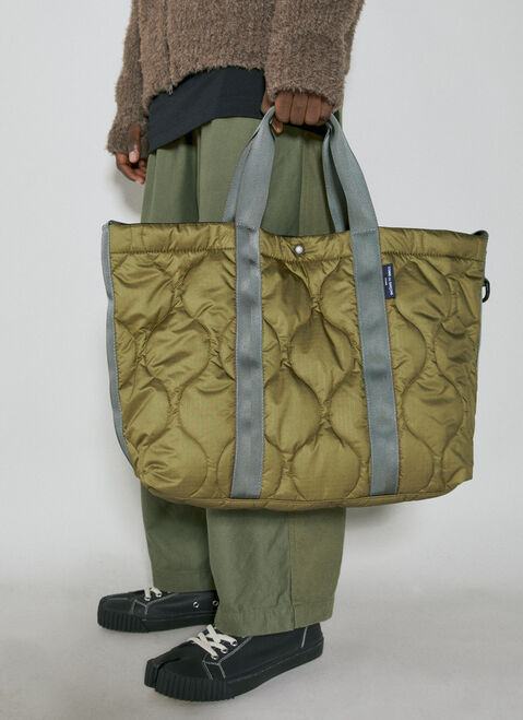 Comme des Garçons Homme x New Balance Quilted Tote Bag White cgn0154002