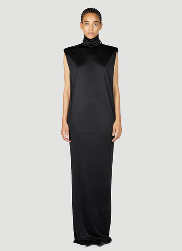 High Neck Maxi Dress Sportmax High Neck Maxi Dress Black spx0253016