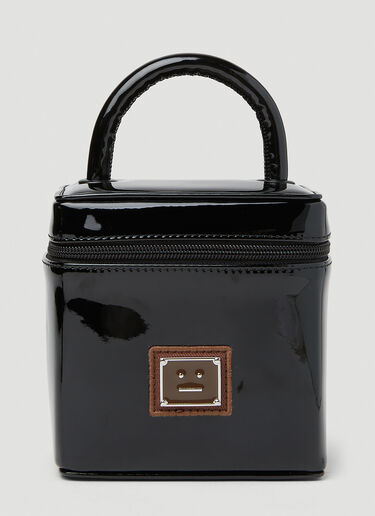 Acne Studios Face Plaque Vanity Handbag Black acn0251008