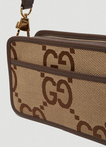 Gucci Jumbo GG Crossbody Bag Beige guc0150260