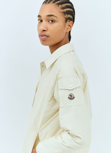 Moncler 후드 셔츠 다운 재킷 크림 mon0259021