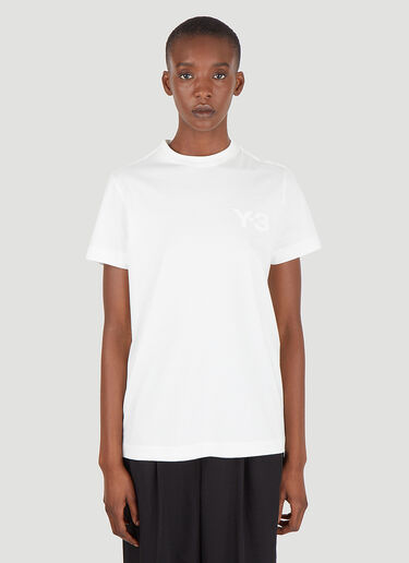 Y-3 Logo Print Classic T-Shirt White yyy0247001