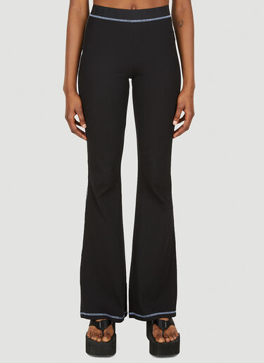 MCQ Icon Logo Patch Track Leggings Black mkq0249010