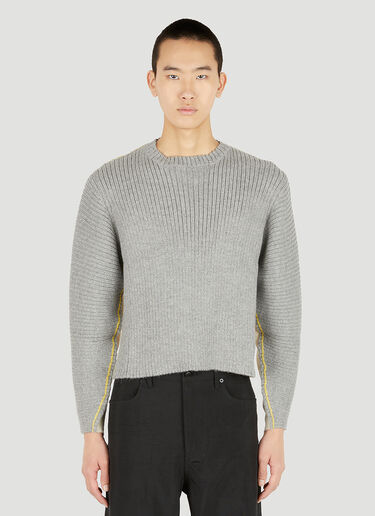 Eckhaus Latta Ash Sweater Grey eck0150002