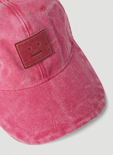 Acne Studios 方脸贴饰棒球帽 粉色 acn0351002