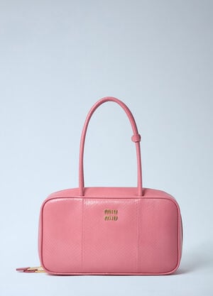 Miu Miu Beau Leather Handbag Pink miu0262122