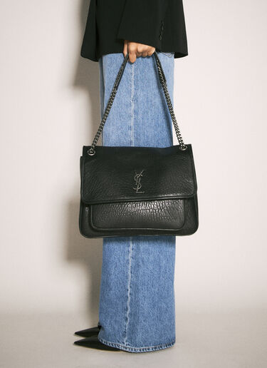 Saint Laurent 大号 Niki 单肩包 黑色 sla0257080