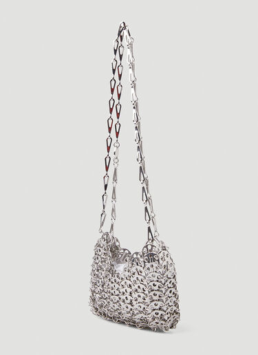 Rabanne 1969 Nano Shoulder Bag Silver pac0249015